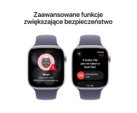 APPLE Watch Series 11 GPS 46mm Aluminiowa koperta (srebrny)/ Sportowy pasek (fioletowy) - rozmiar M/L - 1362410 - zdjęcie 6
